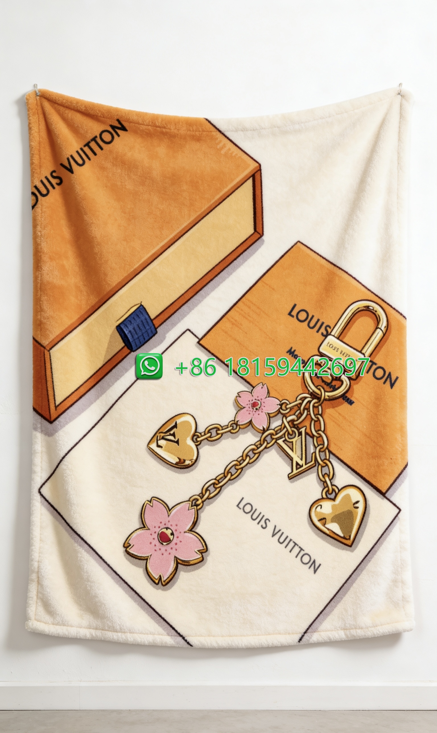 Louis Vuitton Throw Blankets